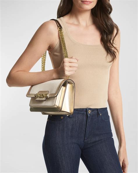 MICHAEL Michael Kors Large Metallic Envelope Shoulder Bag